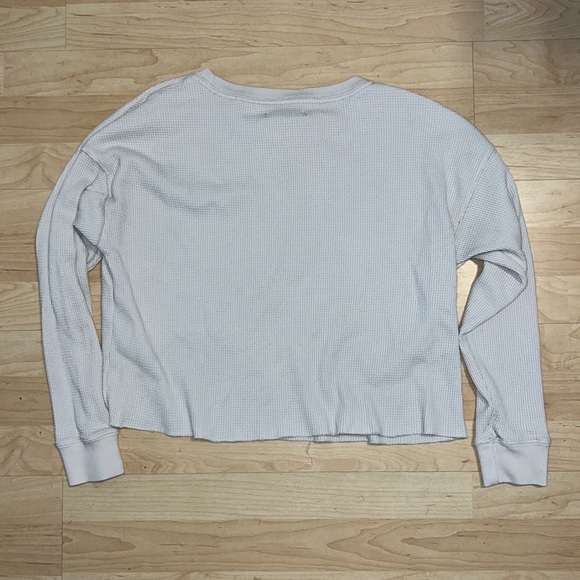 Cosy and thick waffle knit shirt - Picture 3 of 3